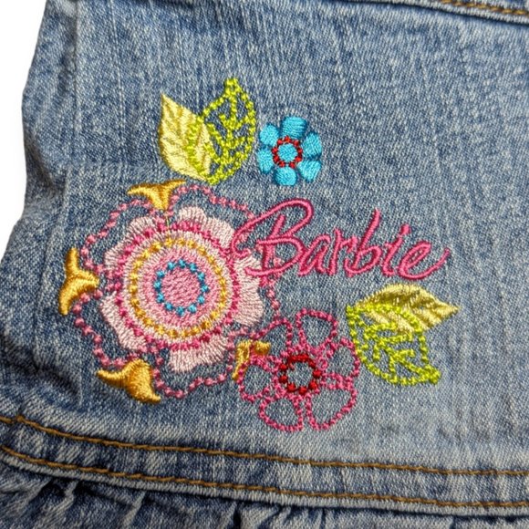 Barbie Avenue Embroidered Denim Skort Size 6 - Picture 3 of 9